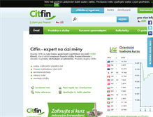 Tablet Screenshot of kurz-euro.citfin.cz